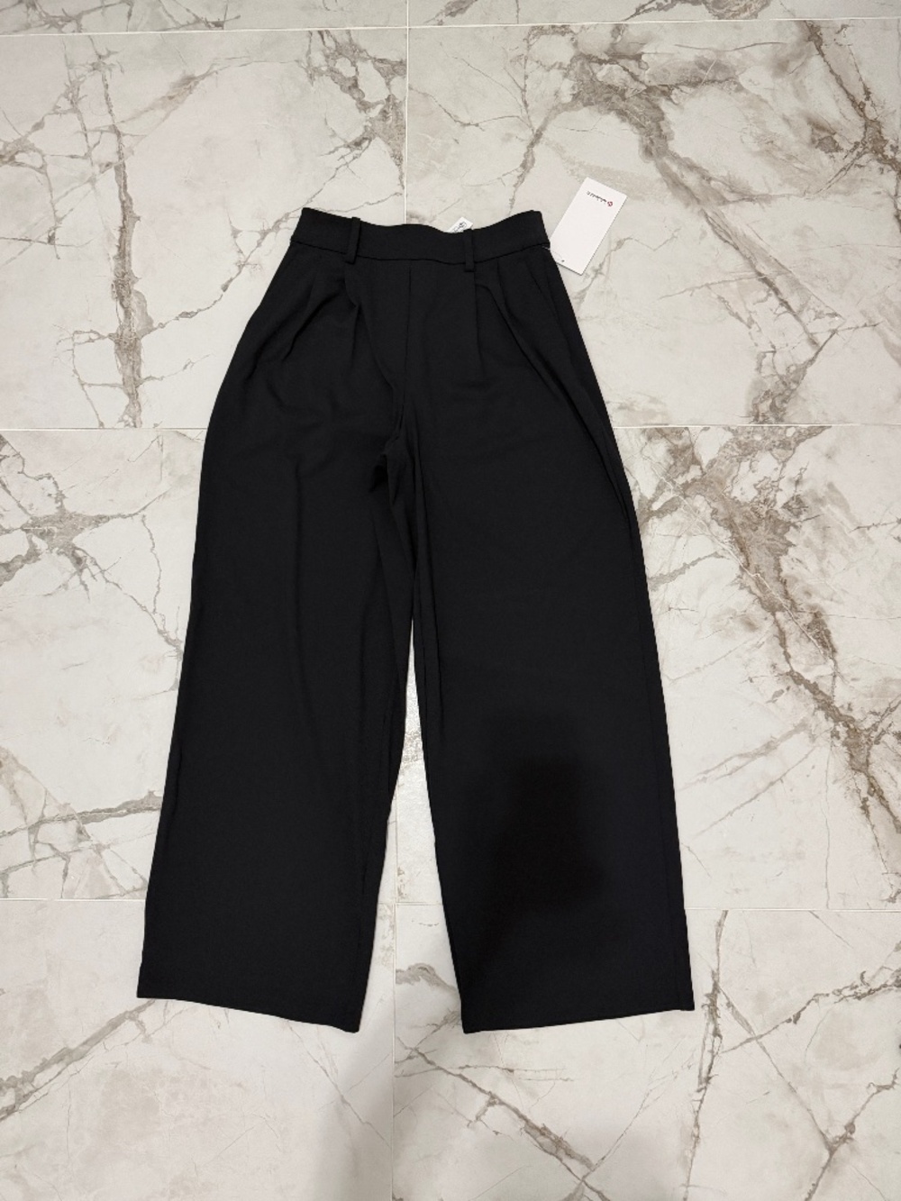 Lululemon Women Daydrift HR Wide Leg Trouser Black Short Sz Small NWT
